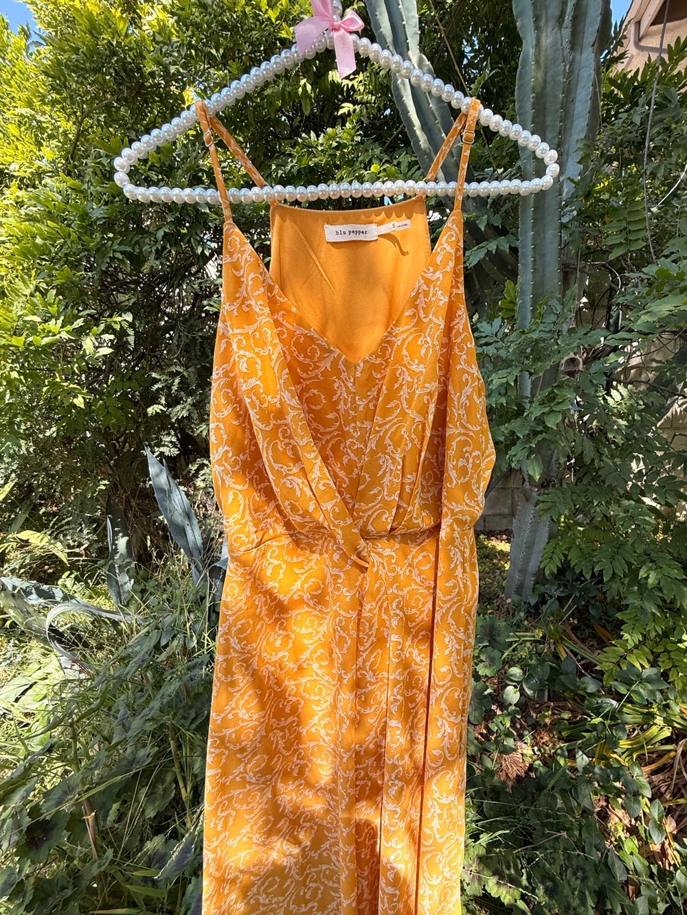 Golden Yellow Maxi Garden Party Dress